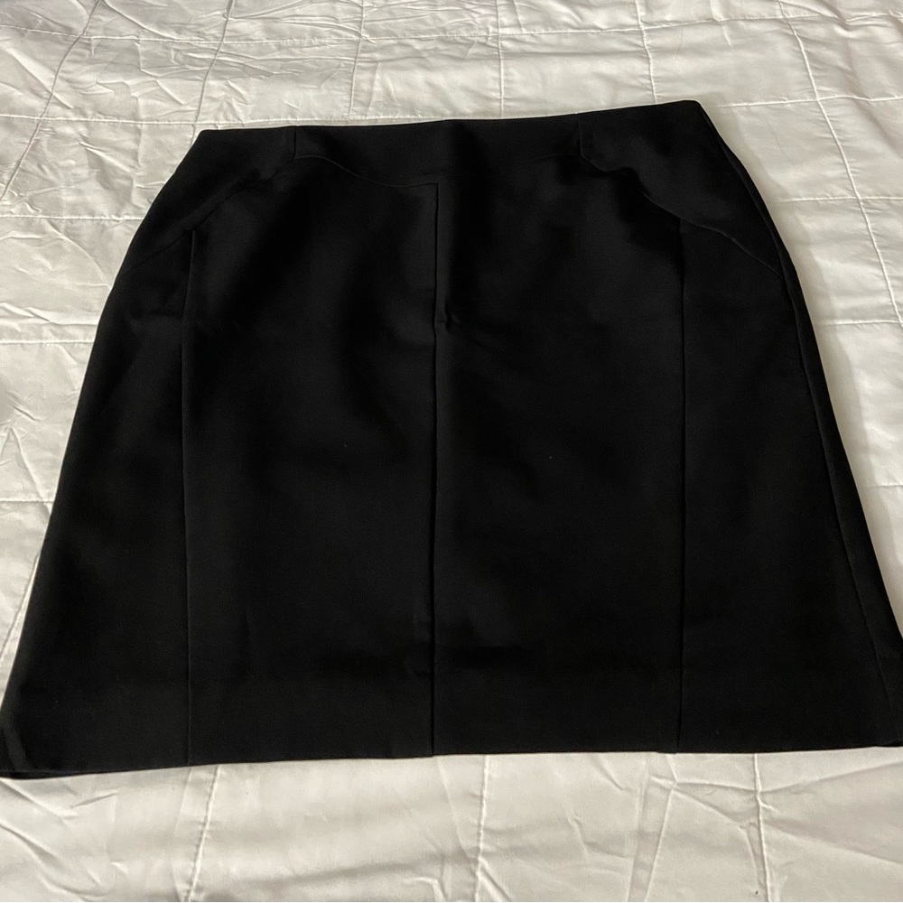 Black pencil skirt